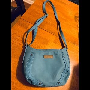 Rosetti Teal blu gre shoulder bag purse